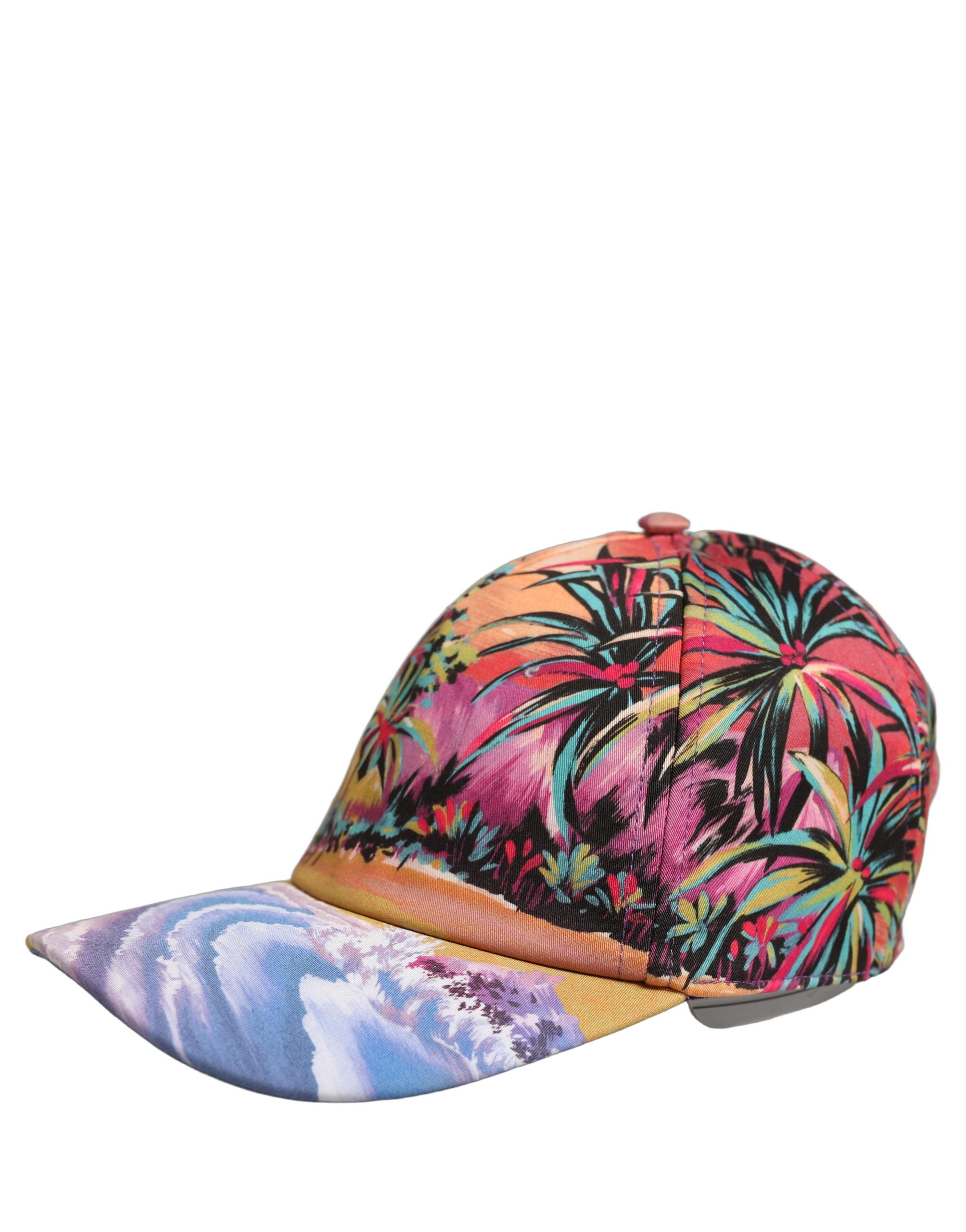Dolce & Gabbana Dolce & Gabbana Multicolor Tropical Themed Baseball Capello Women's Hat