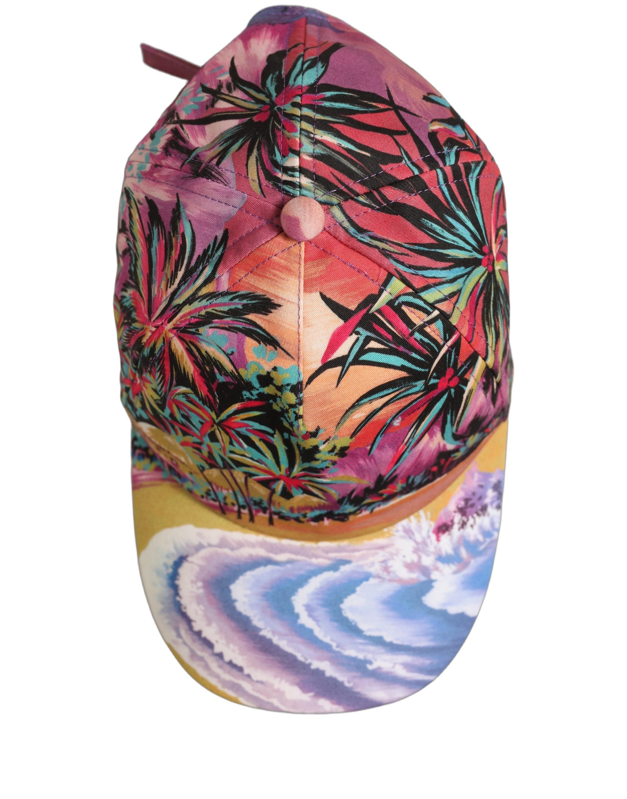Dolce & Gabbana Dolce & Gabbana Multicolor Tropical Themed Baseball Capello Women's Hat