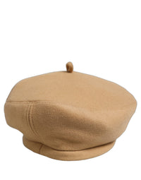 Dolce & Gabbana Dolce & Gabbana Beige Wool French Style Beret Capello Women's Hat