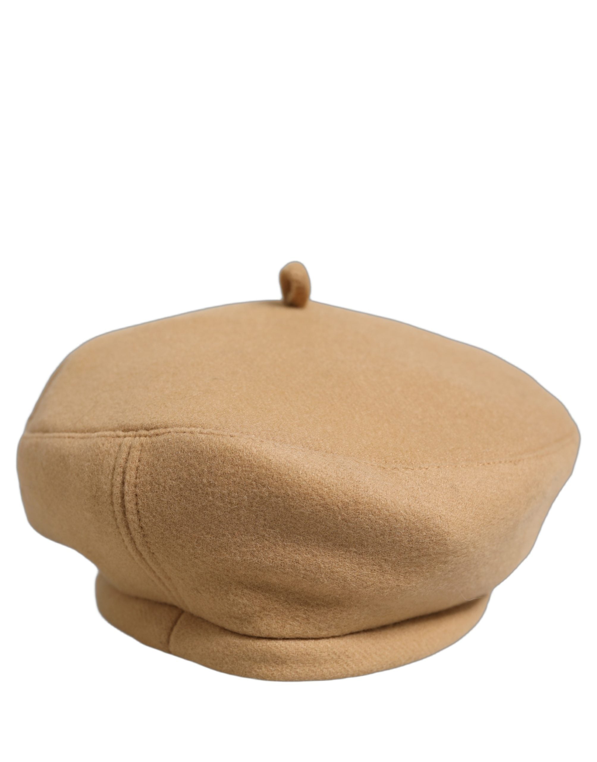 Dolce & Gabbana Dolce & Gabbana Beige Wool French Style Beret Capello Women's Hat
