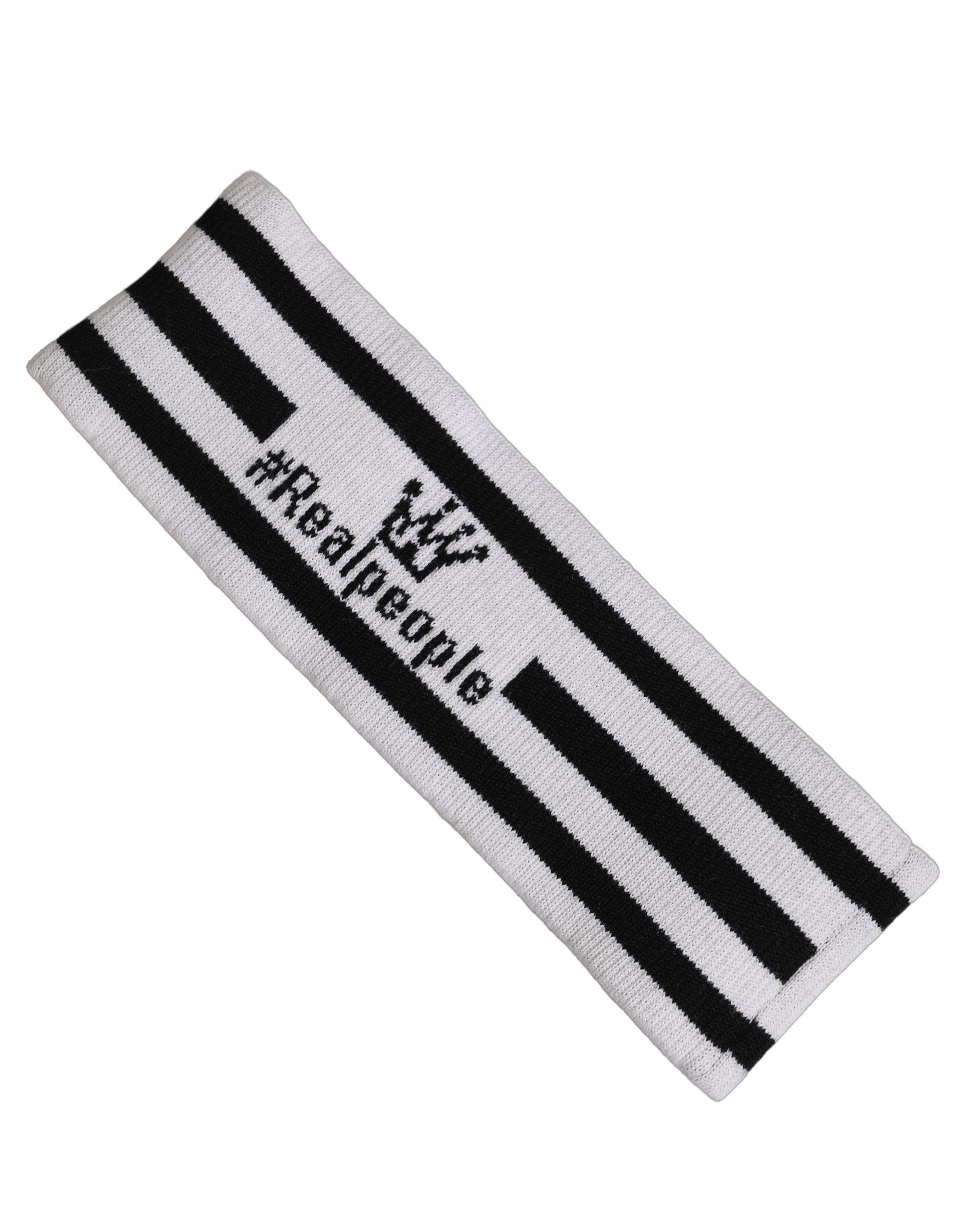 Dolce & Gabbana White Wool Knit #DGmillennials Head Band One Size