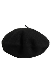 Dolce & Gabbana Dolce & Gabbana Black Wool French Style Beret Capello Women's Hat