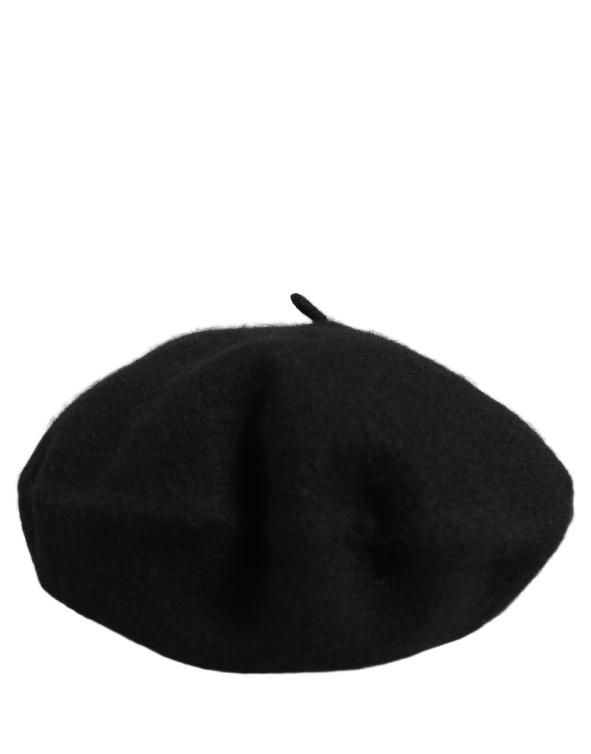 Dolce & Gabbana Dolce & Gabbana Black Wool French Style Beret Capello Women's Hat
