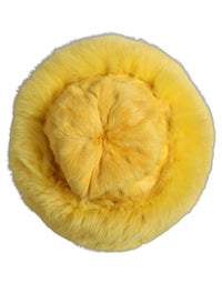 Dolce & Gabbana Dolce & Gabbana Yellow Fox Fur Womens Bucket Capello Hat