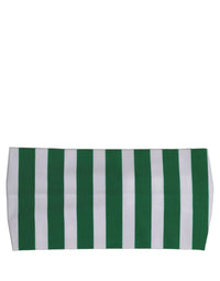 Dolce & Gabbana Dolce & Gabbana Green White Stripes Nylon Head Wrap One Size Women's Headband