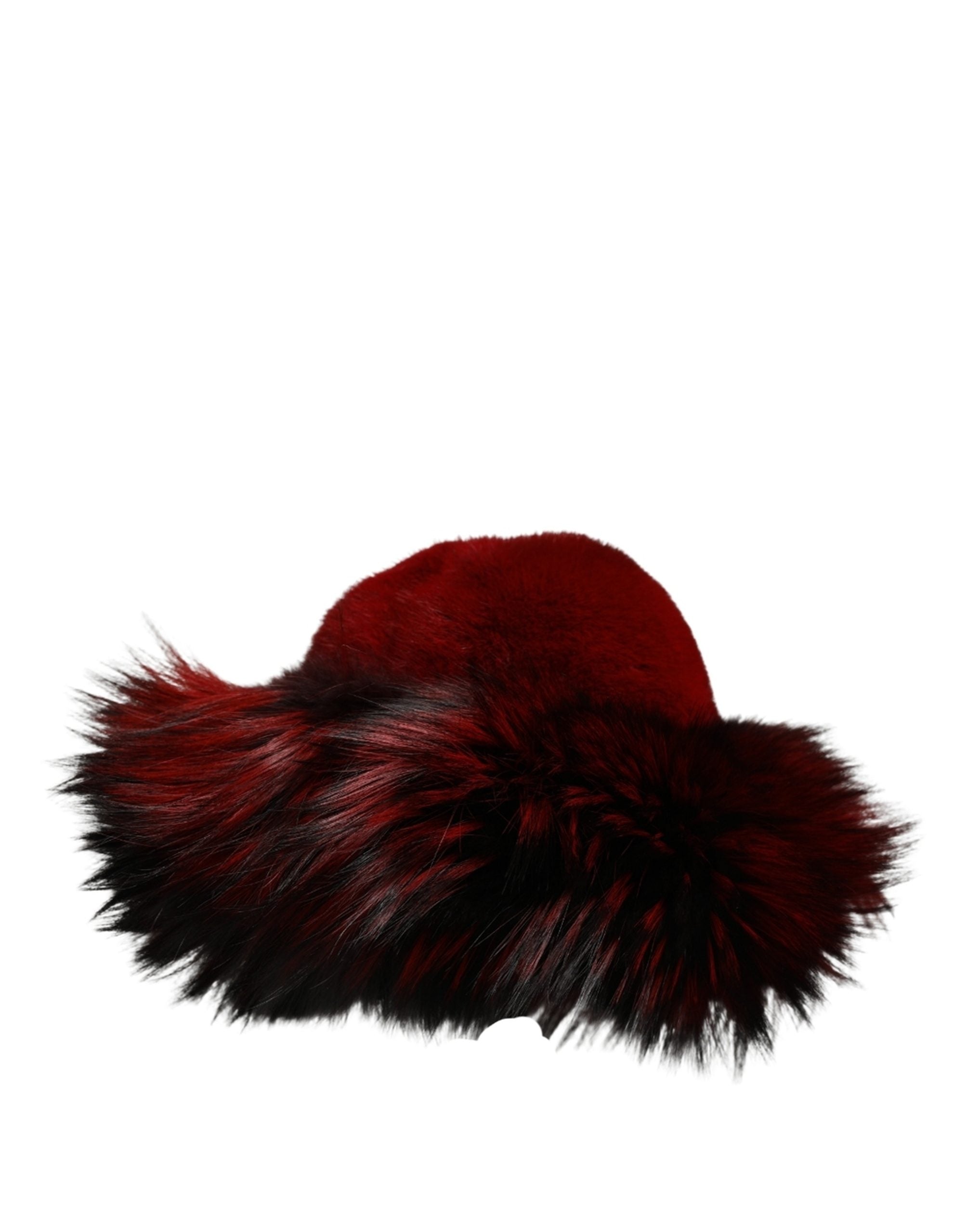 Dolce & Gabbana Dolce & Gabbana Red Fox Mink Fur Womens Bucket Capello Hat