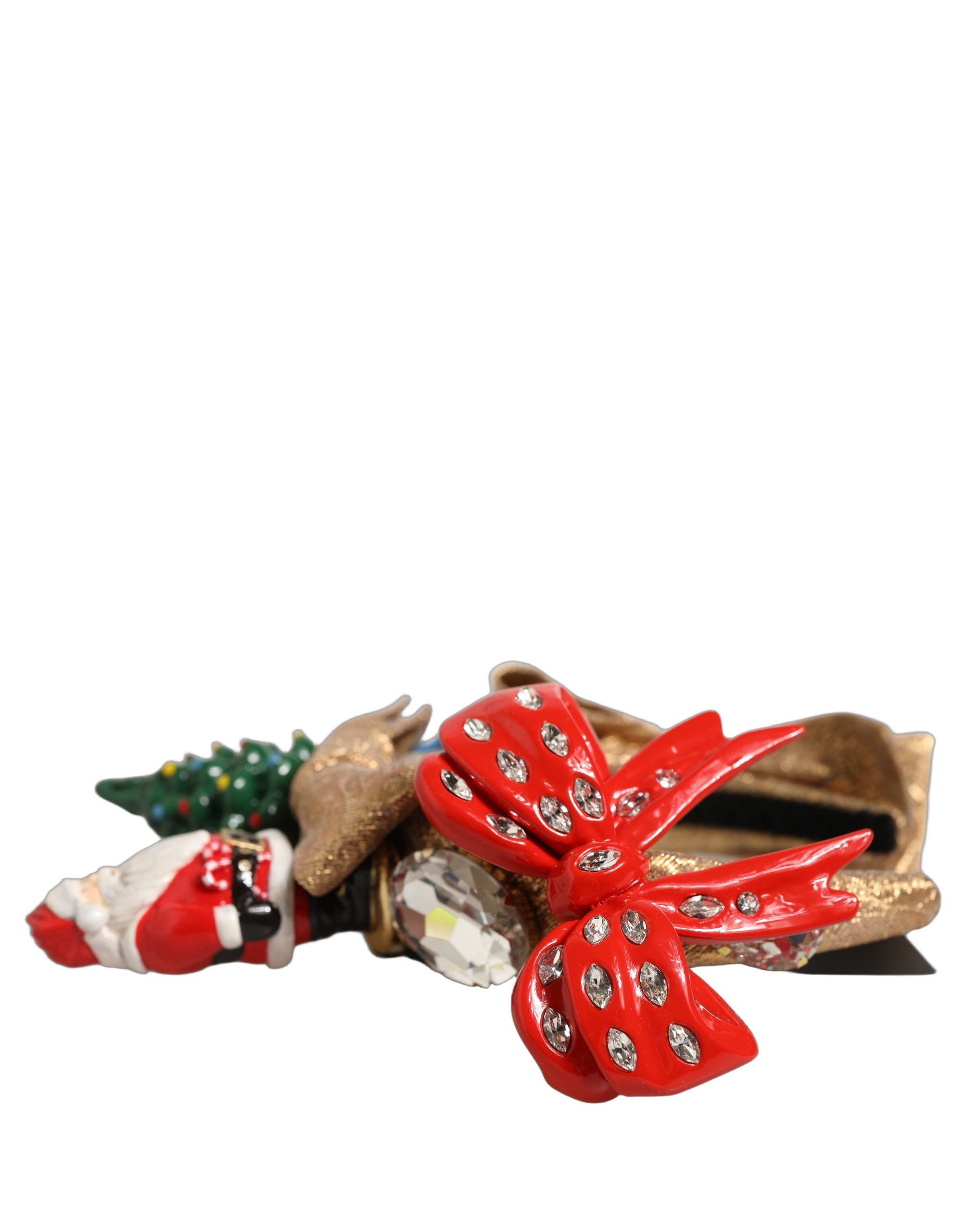 Dolce & Gabbana Dolce & Gabbana Multicolor Glittery Christmas Themed Headwear Women's Headband