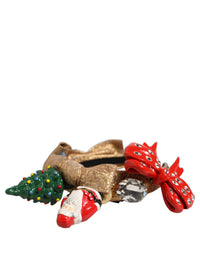 Dolce & Gabbana Dolce & Gabbana Multicolor Glittery Christmas Themed Headwear Women's Headband