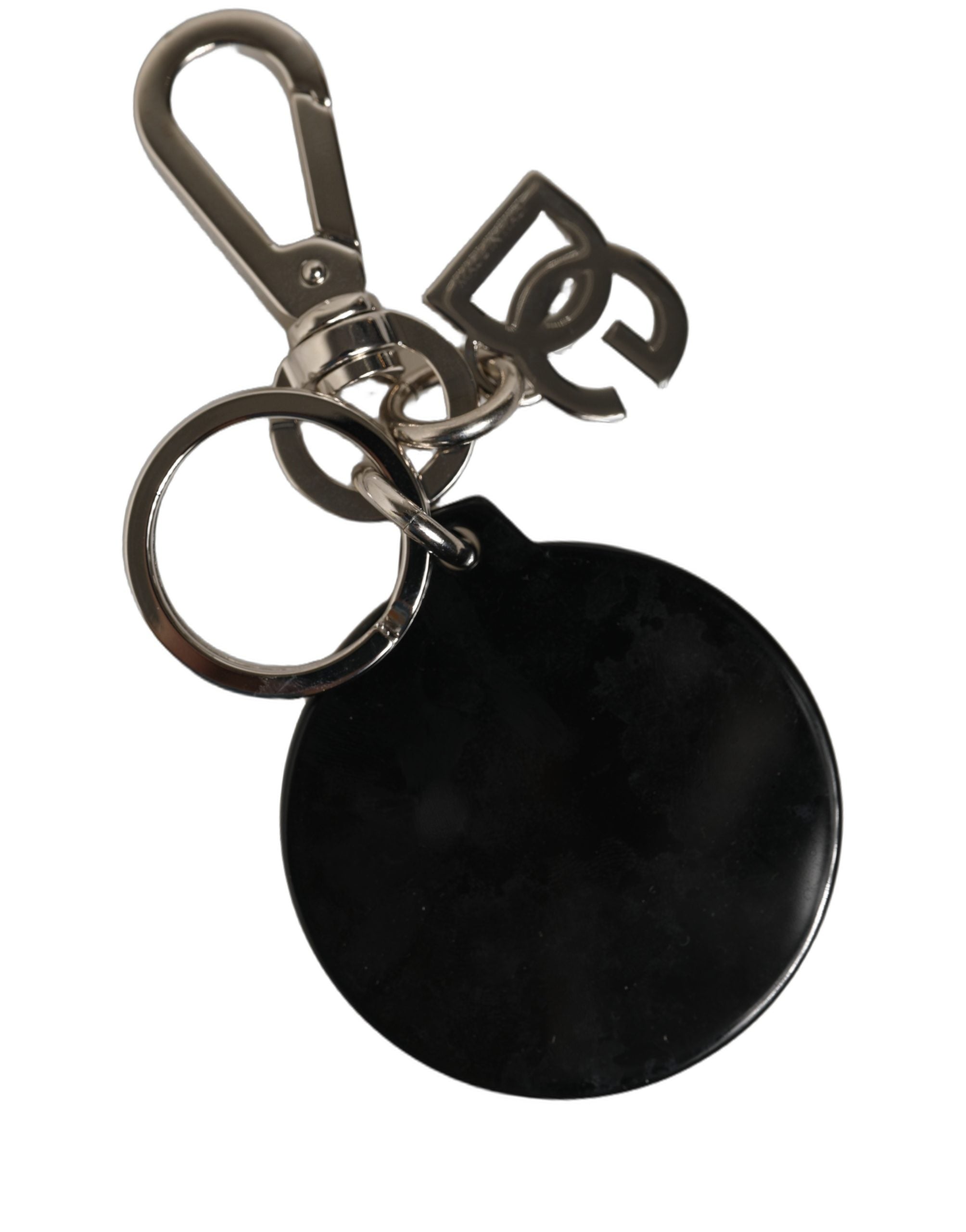 Dolce & Gabbana Dolce & Gabbana Black Kaisen Satoru Gojo Charm Metal Keychain Women's Keyring