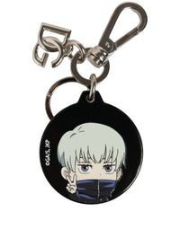 Dolce & Gabbana Dolce & Gabbana Black Kaisen Toge Inumaki Charm Metal Keychain Women's Keyring