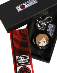 Dolce & Gabbana Dolce & Gabbana Black Kaisen Nobara Kugisaki Charm Metal Keychain Women's Keyring