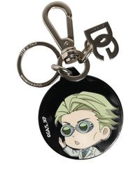 Dolce & Gabbana Dolce & Gabbana Black Kaisen Kento Nanami Charm Metal Keychain Women's Keyring