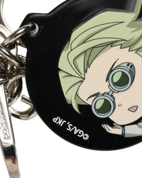 Dolce & Gabbana Dolce & Gabbana Black Kaisen Kento Nanami Charm Metal Keychain Women's Keyring
