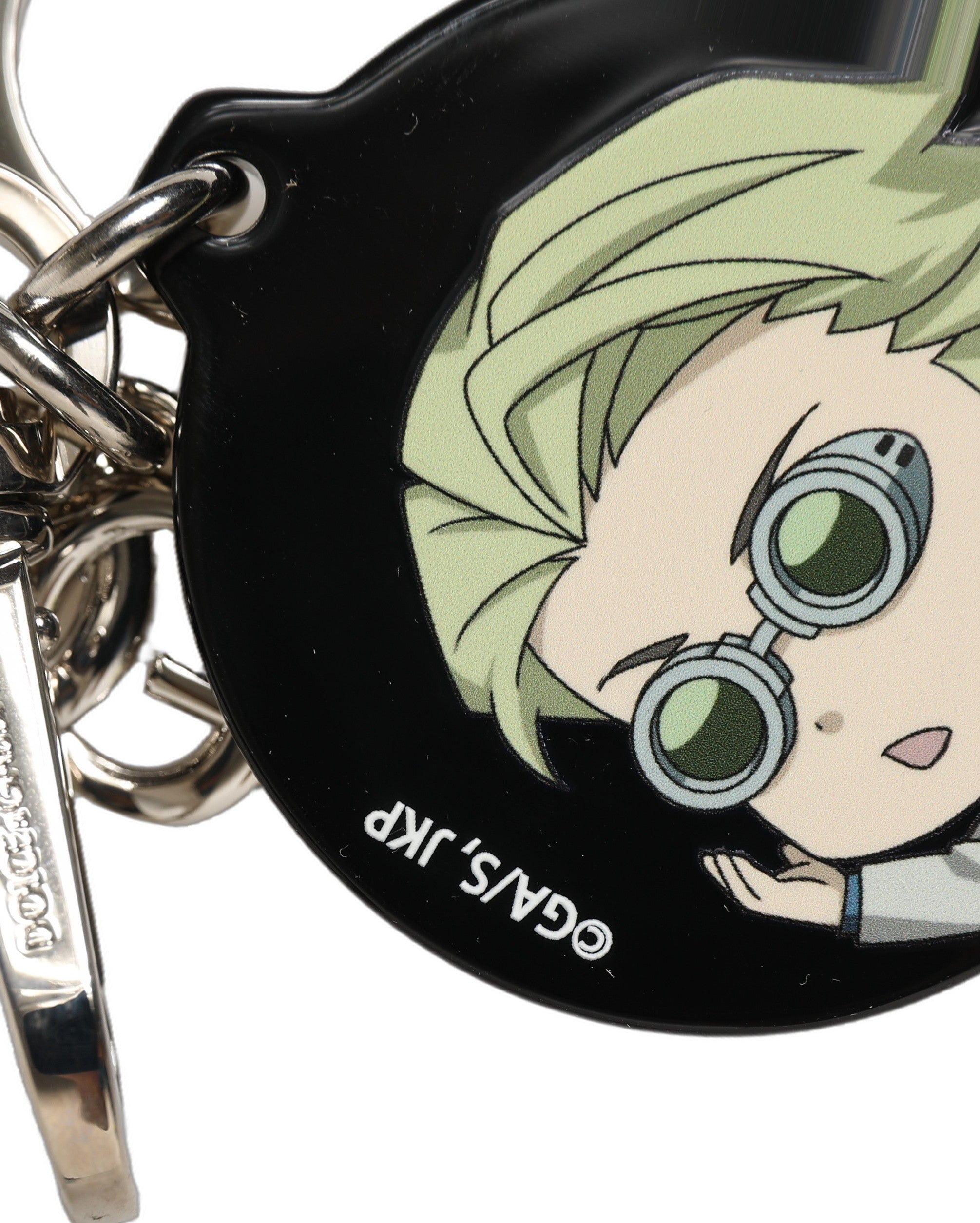 Dolce & Gabbana Dolce & Gabbana Black Kaisen Kento Nanami Charm Metal Keychain Women's Keyring