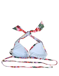 Dolce & Gabbana Dolce & Gabbana Multicolor Floral Triangle Beachwear Bikini Women's Top