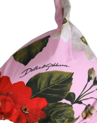 Dolce & Gabbana Dolce & Gabbana Pink Floral Print Triangle Beachwear Bikini Women's Top