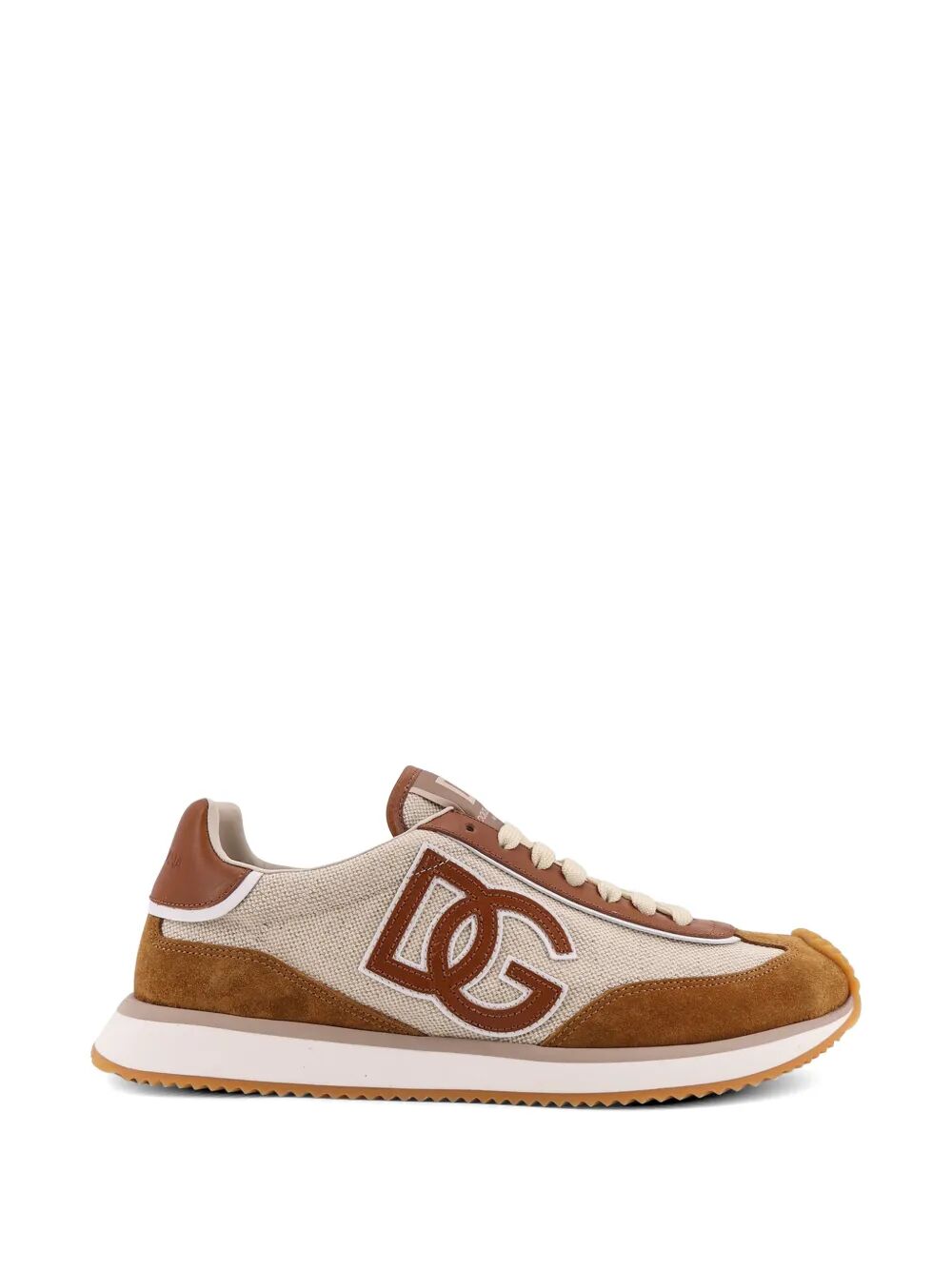 DOLCE & GABBANA Dg Cushion Canvas And Suede Sneakers Women