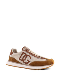 DOLCE & GABBANA Dg Cushion Canvas And Suede Sneakers Women