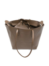 Brunello Cucinelli Women Leather Tote Bag With Pouch