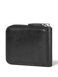 FENDI Leather Compact Wallet With Zip And Ff Logo Women