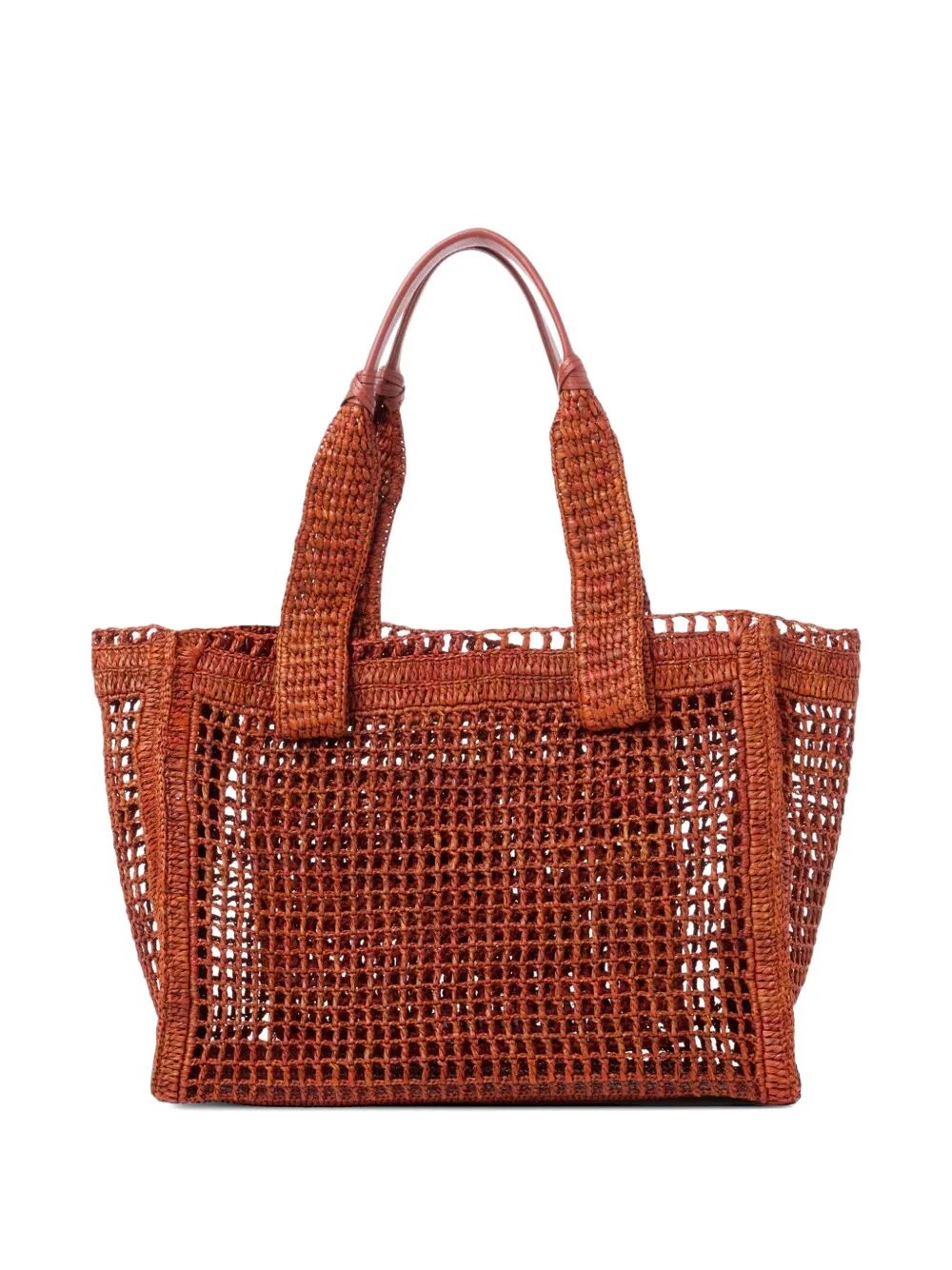 CHLOÉ Summer Banana East-West Tote Bag In Raffia Women