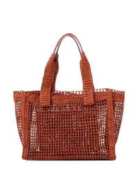 CHLOÉ Summer Banana East-West Tote Bag In Raffia Women