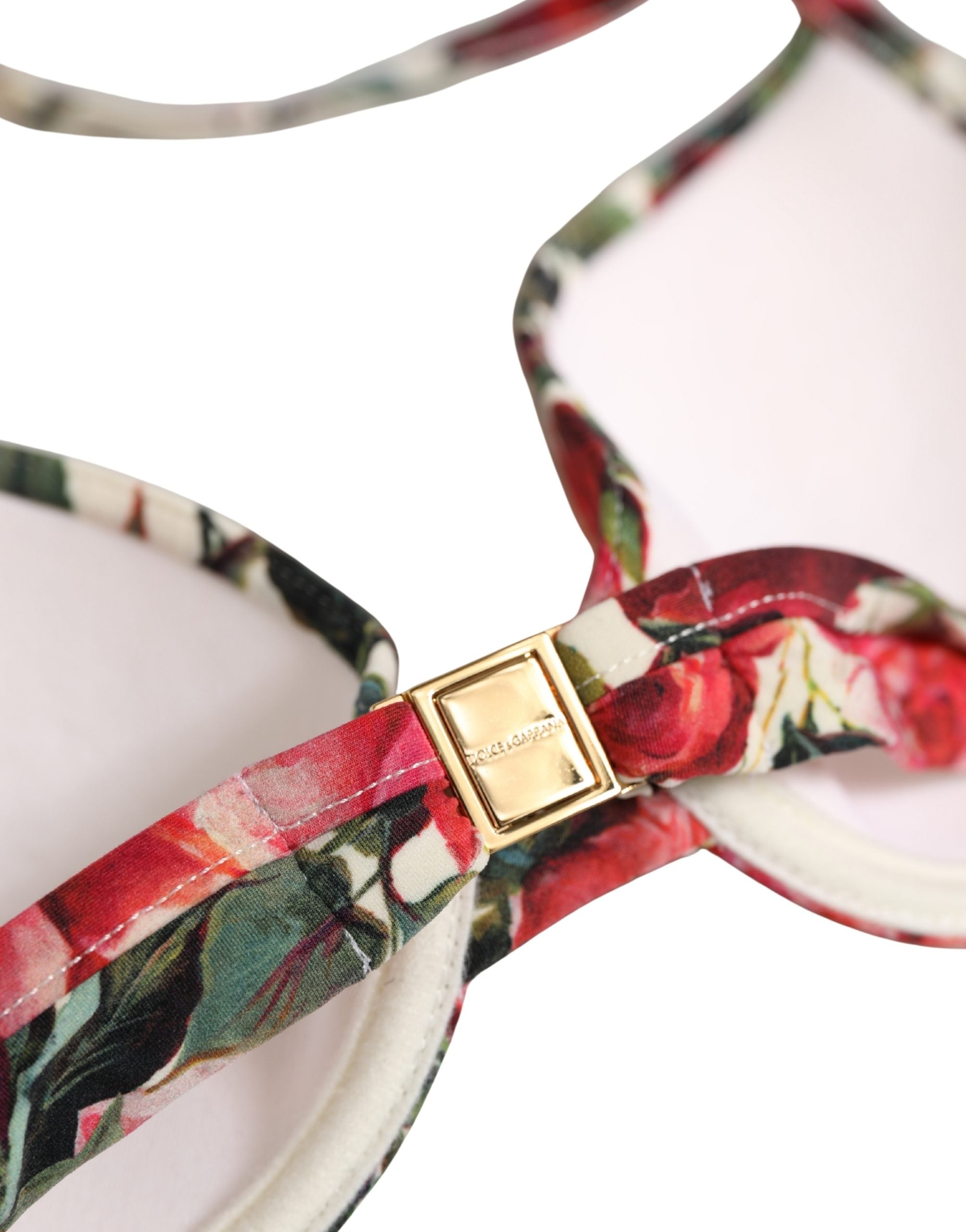 Dolce & Gabbana Dolce & Gabbana Multicolor Floral Print Beachwear Bikini Women's Top