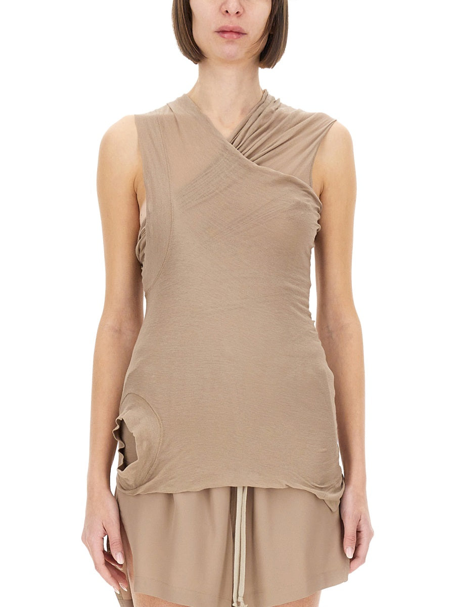 Rick Owens Women Top With Crossover