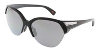 Oakley 0OO9447 944704 Trailing Point Black Round Semi Rimless Sunglasses
