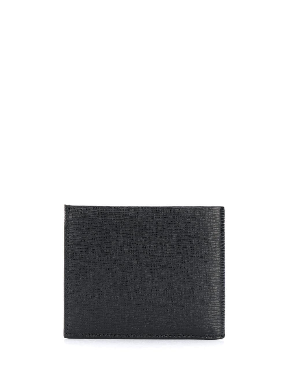 Two-Tone Bi-Fold Leather Wallet Women