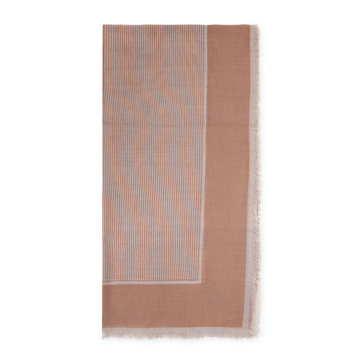 Saint Laurent Large Striped Carré Scarf Women