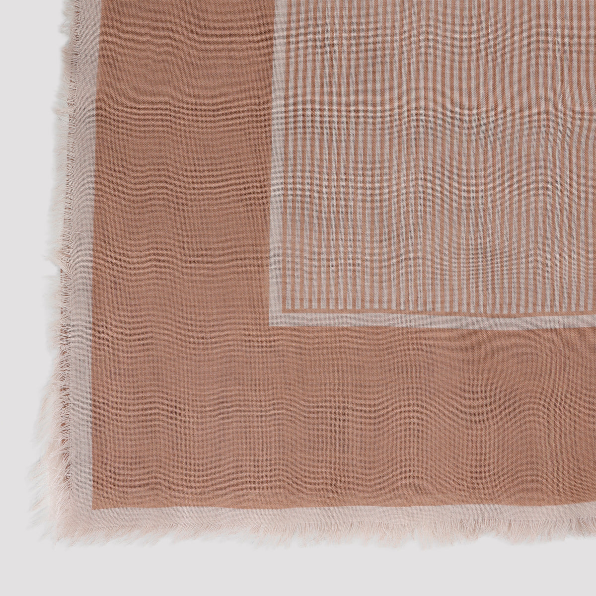 Saint Laurent Large Striped Carré Scarf Women