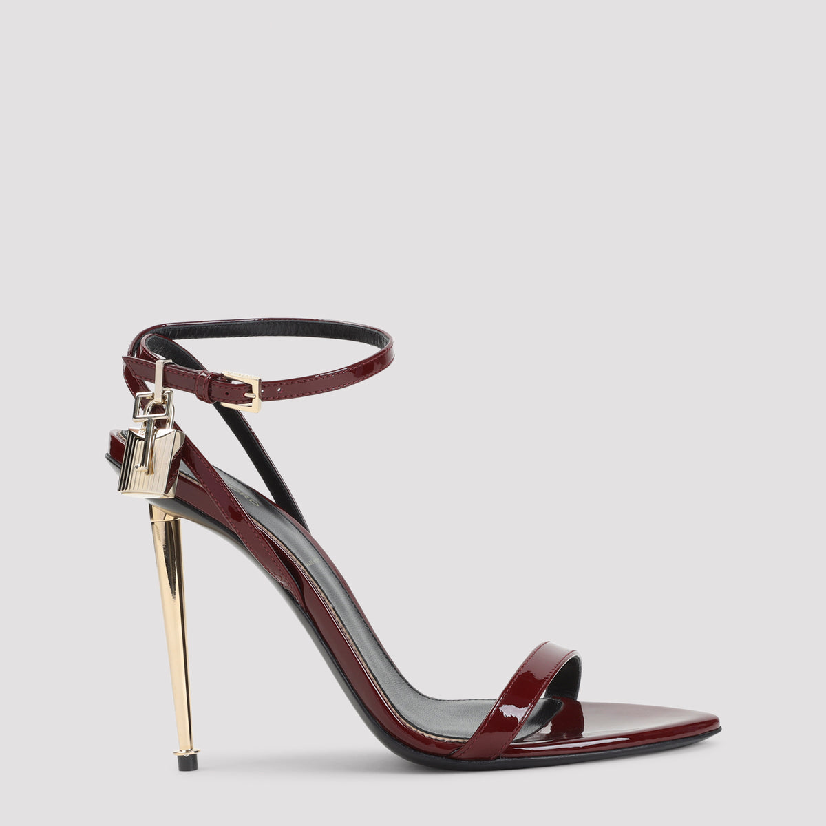 Tom Ford Patent Leather Pointy Naked Sandals Women