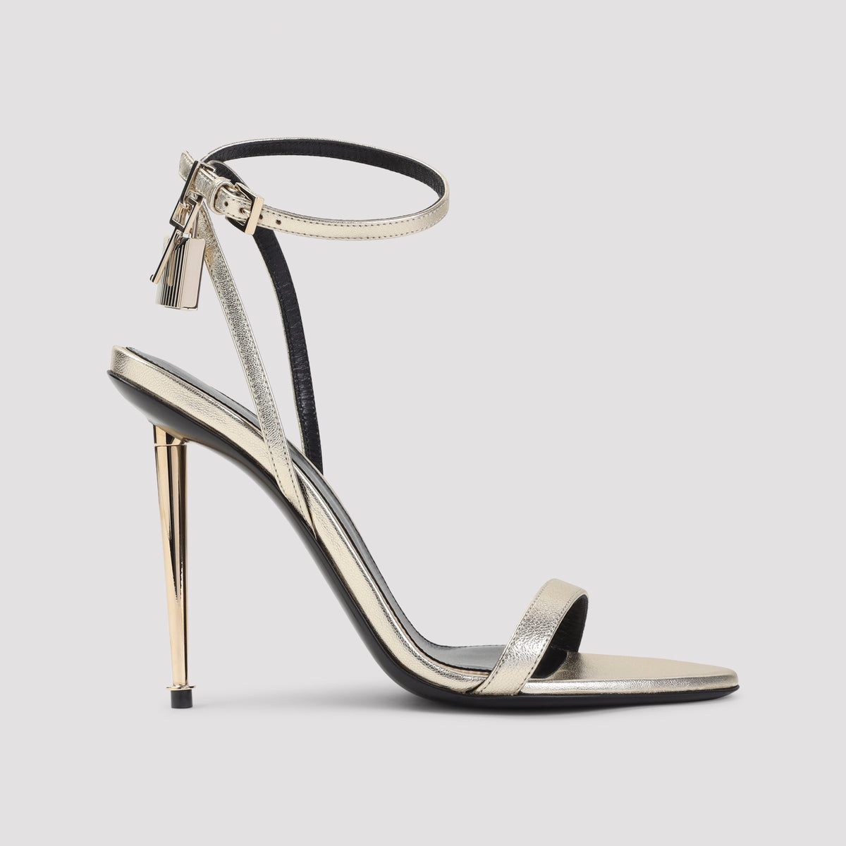 Tom Ford Nappa Pointed Naked Sandals Women