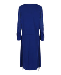 Ferragamo Womens Long-Sleeved Midi Dress
