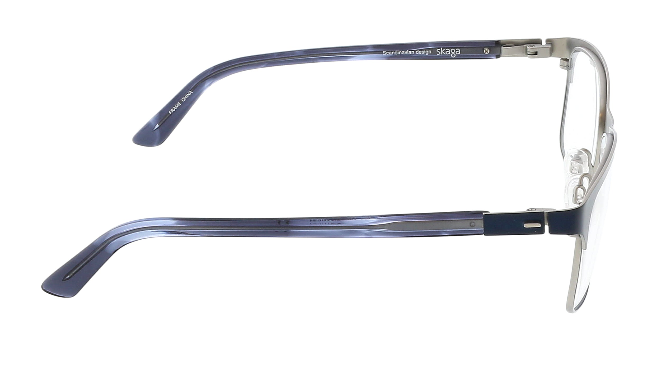 Skaga Blue Modified Rectangle SK2725 RAPS 424 Eyeglasses