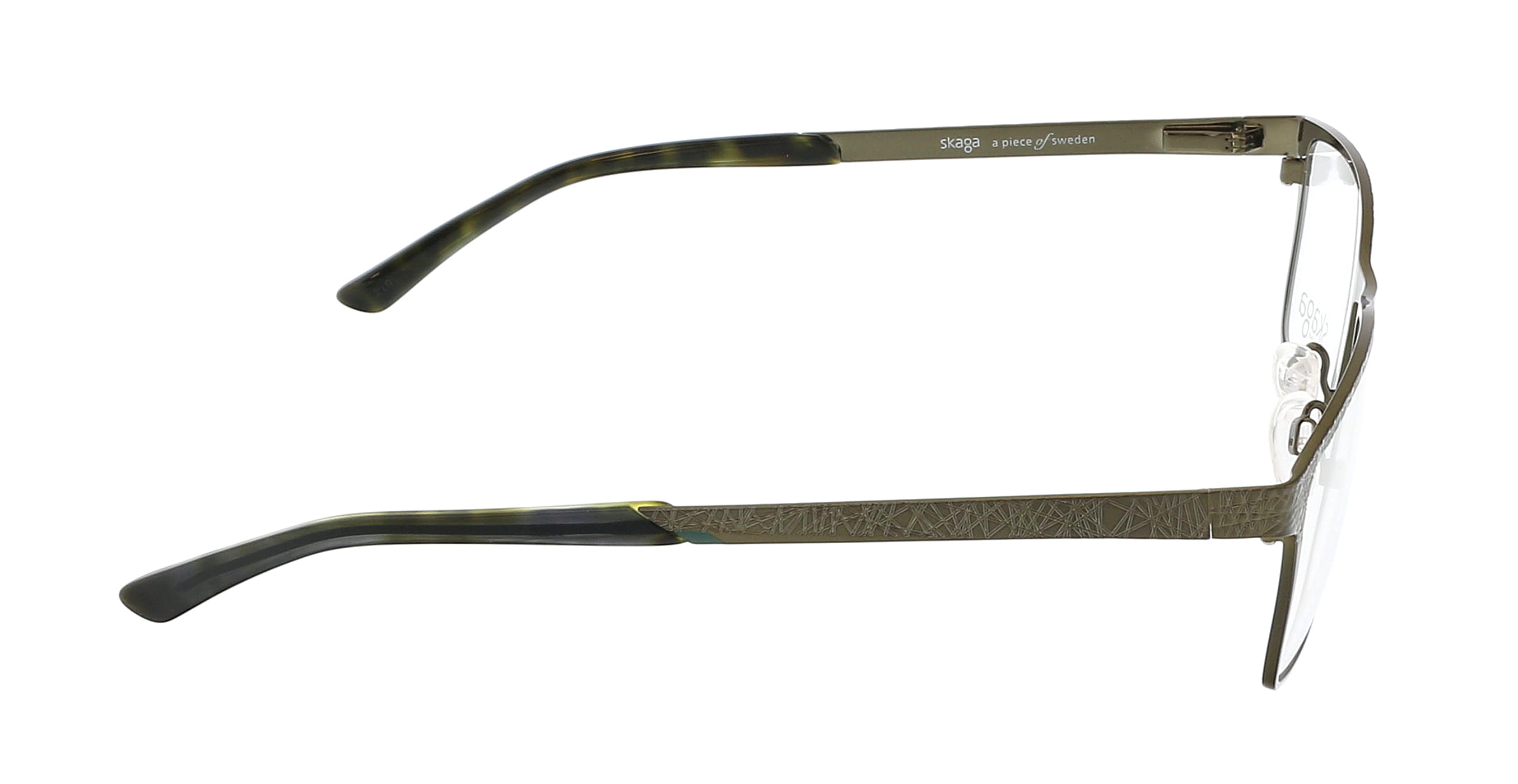 Skaga Green Modified Rectangle SK2821 ANTON 315 Eyeglasses