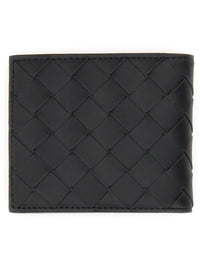 Bottega Veneta Men Portafoglio Bi-Fold In Pelle