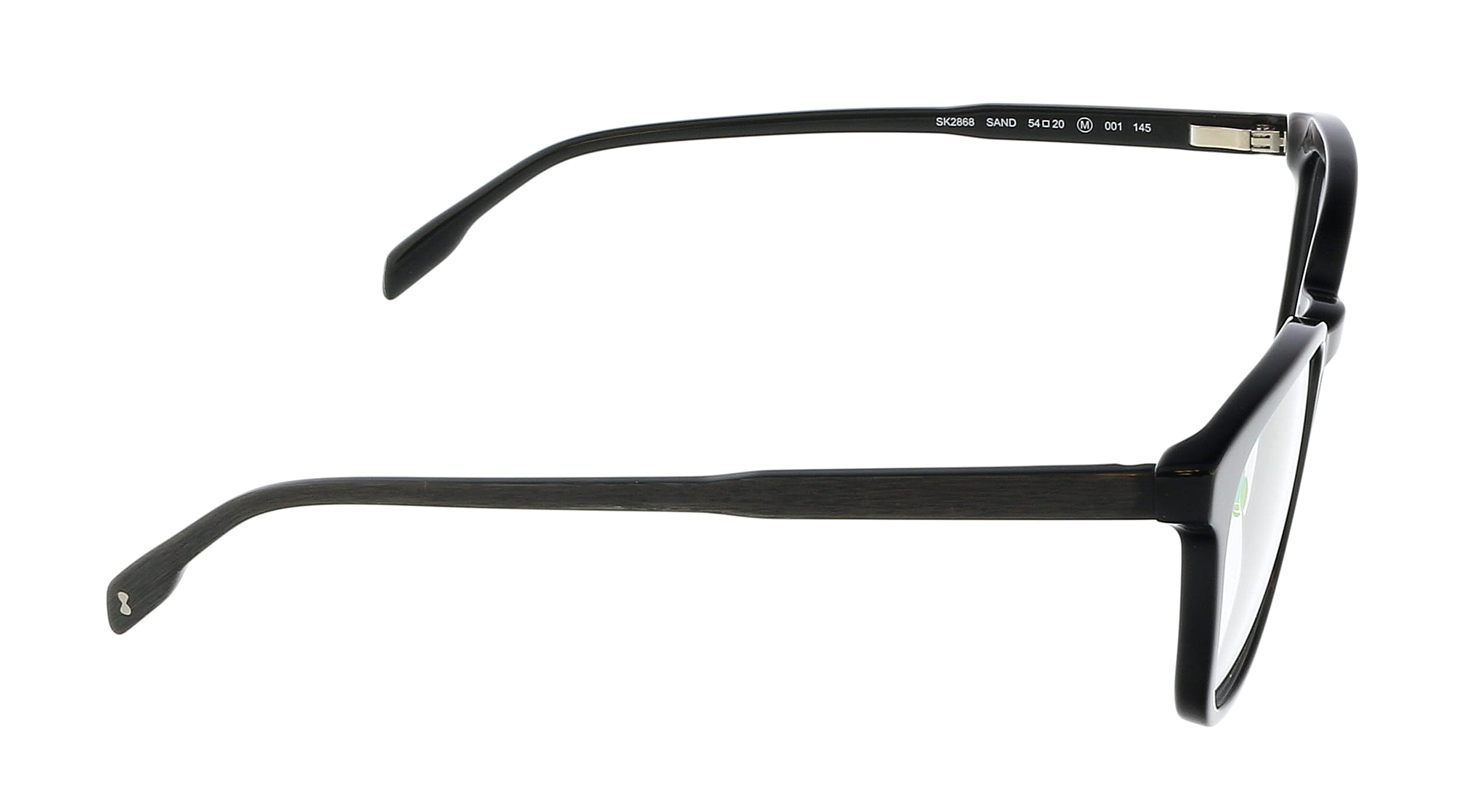 Skaga Black Modified Rectangle SK2868 SAND 001 Eyeglasses