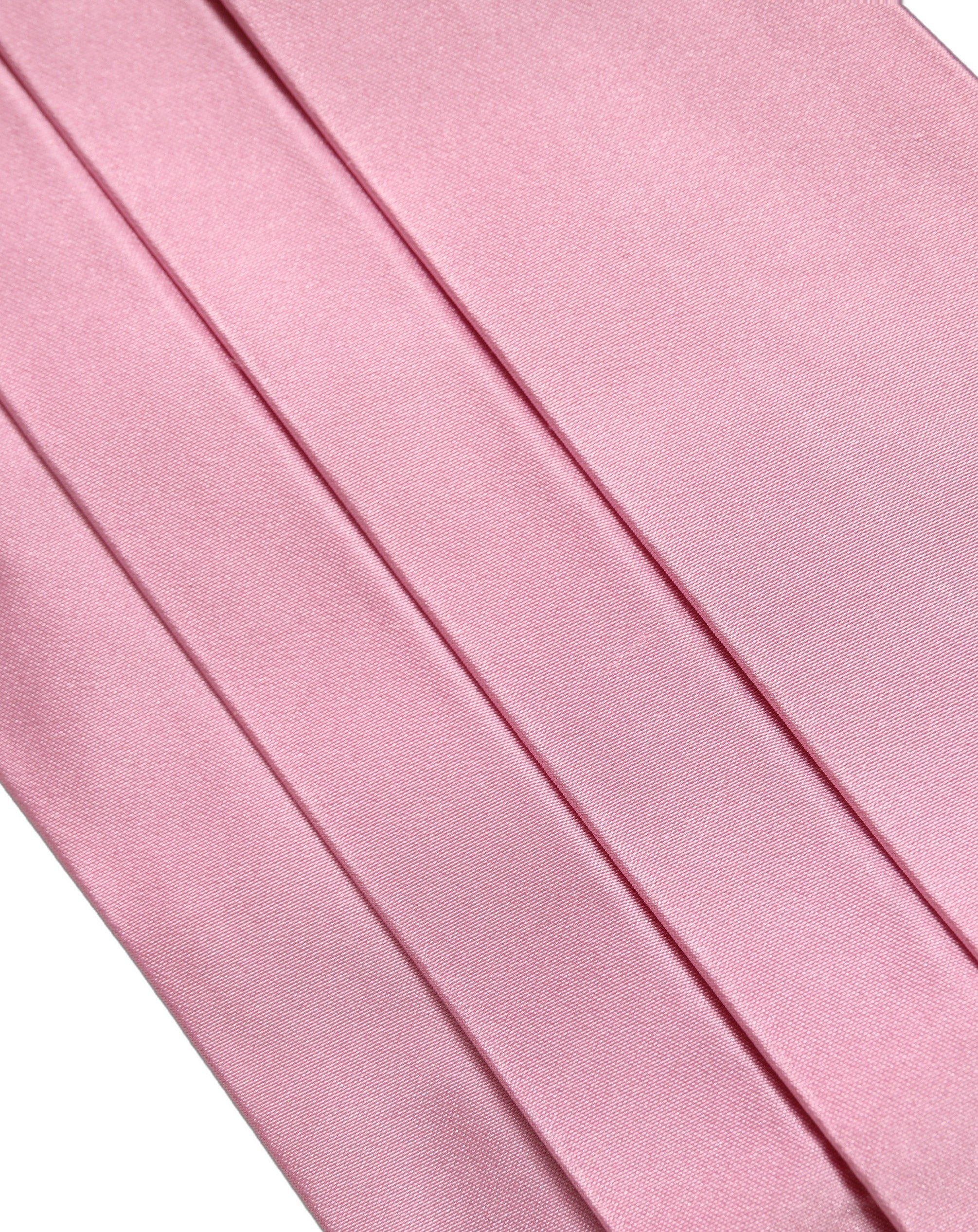 Dolce & Gabbana Dolce & Gabbana Pink Men 100% Silk Belt Waist Men's Cummerbund