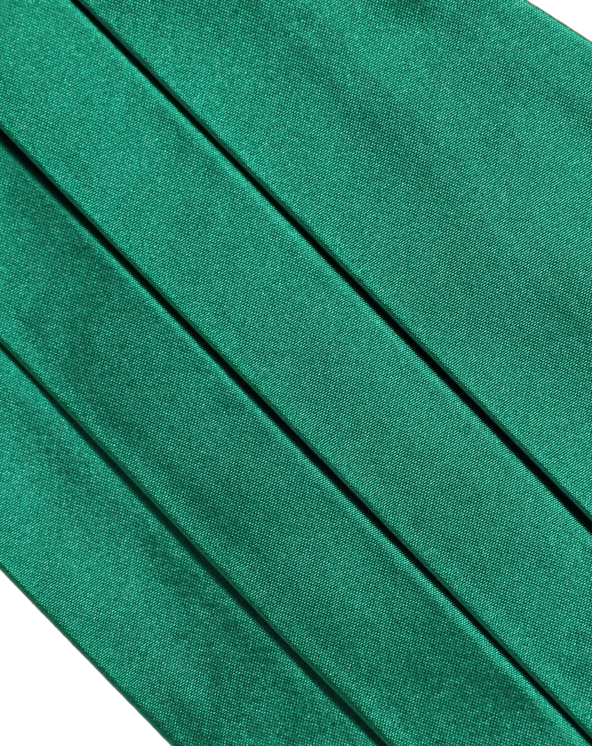 Dolce & Gabbana Dolce & Gabbana Green Men 100% Silk Belt Waist Men's Cummerbund