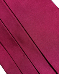 Dolce & Gabbana Dolce & Gabbana Burgundy 100% Silk Belt Waist Men's Cummerbund