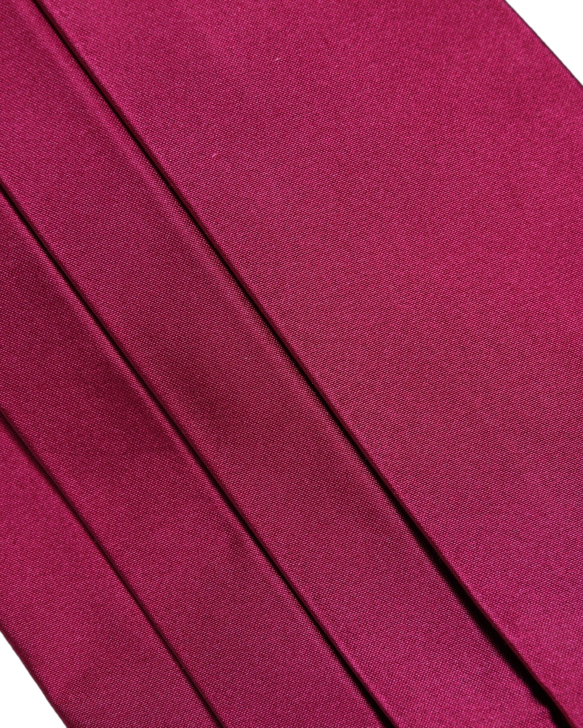 Dolce & Gabbana Dolce & Gabbana Burgundy 100% Silk Belt Waist Men's Cummerbund