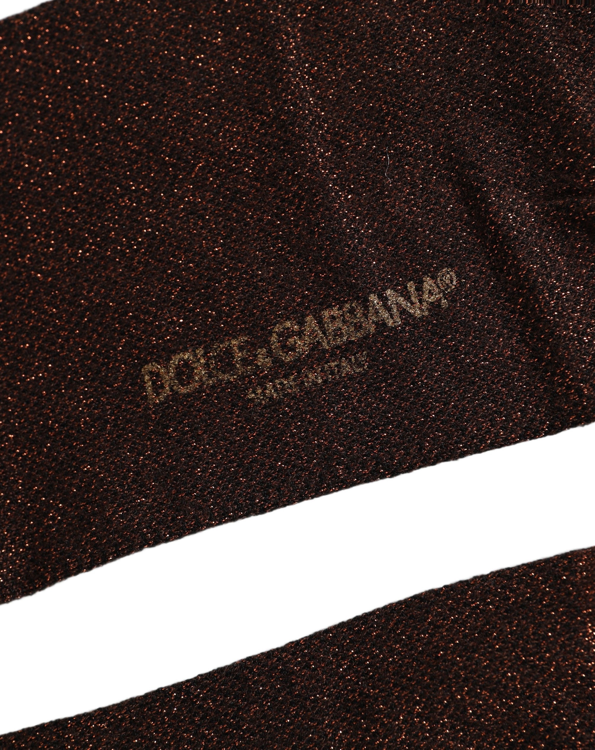 Dolce & Gabbana Dolce & Gabbana Men Brown Viscose Over The Calf Accessory Men's Socks