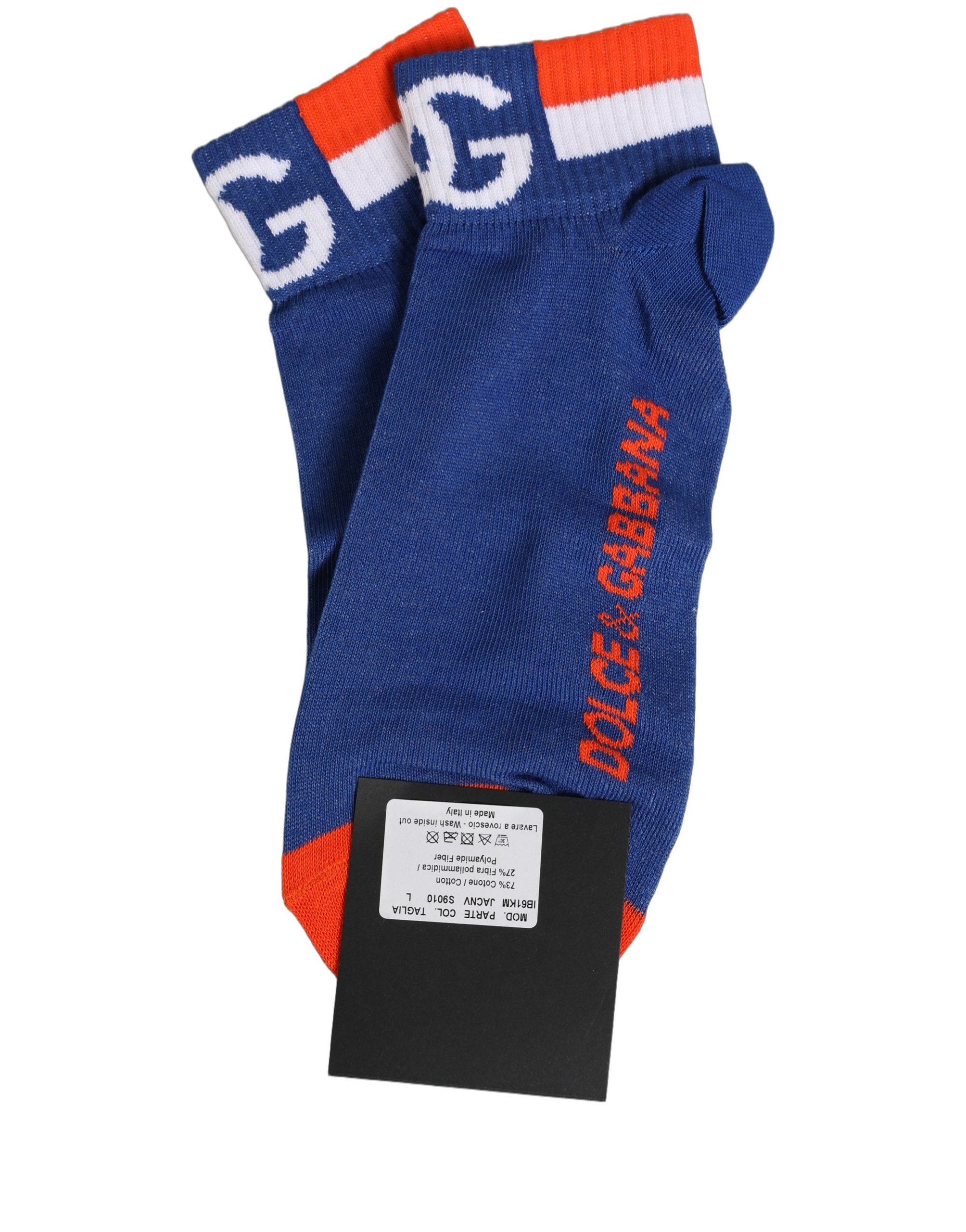 Dolce & Gabbana Dolce & Gabbana Men Multicolor Cotton Ankle Length Accessory Men's Socks