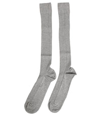 Dolce & Gabbana Dolce & Gabbana Men Gray Viscose Over The Calf Accessory Men's Socks