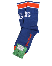Dolce & Gabbana Dolce & Gabbana Men Multicolor Cotton Mid Calf Accessory Men's Socks