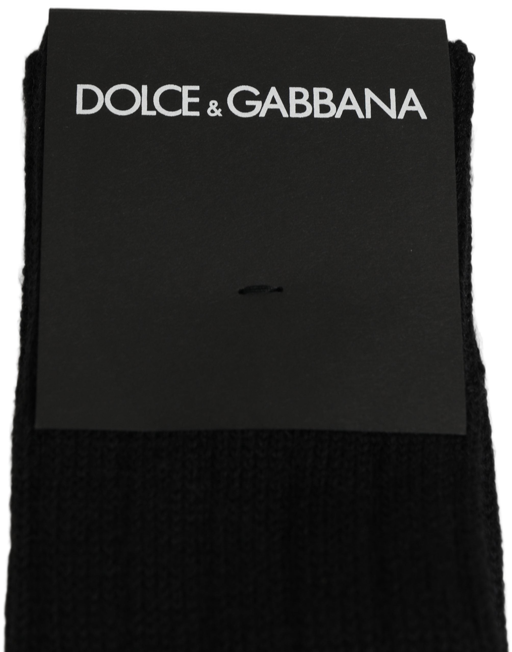 Dolce & Gabbana Dolce & Gabbana Black DG Logo Print Over The Calf Accessory Men's Socks