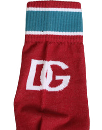 Dolce & Gabbana Dolce & Gabbana Men Multicolor Cotton Mid Calf Accessory Men's Socks