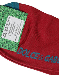 Dolce & Gabbana Dolce & Gabbana Men Multicolor Cotton Mid Calf Accessory Men's Socks